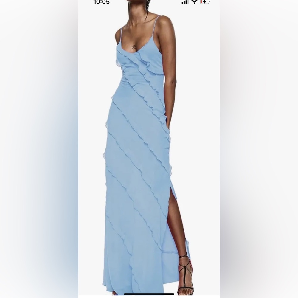 Blue beach dress
